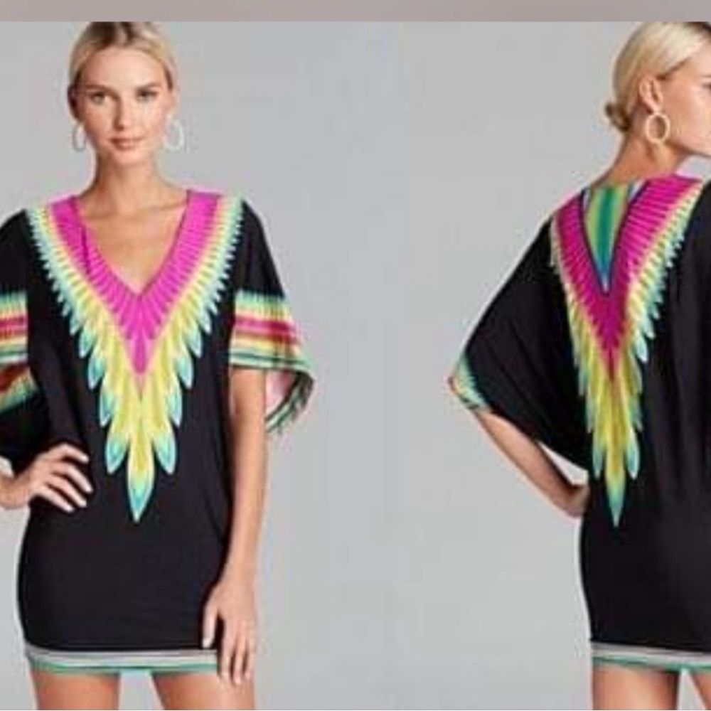 Trina Turk Plumas Tunic Swim Coverup